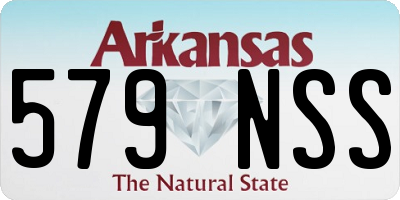 AR license plate 579NSS