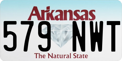 AR license plate 579NWT