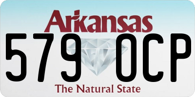 AR license plate 579OCP