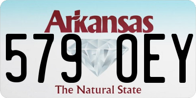 AR license plate 579OEY