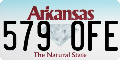 AR license plate 579OFE