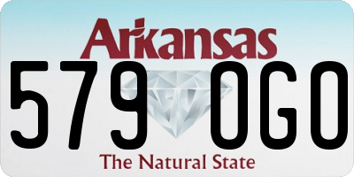 AR license plate 579OGO