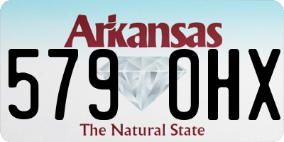 AR license plate 579OHX