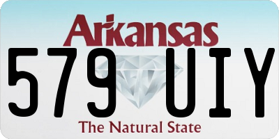 AR license plate 579UIY
