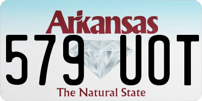 AR license plate 579UOT