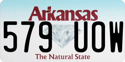 AR license plate 579UOW