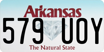 AR license plate 579UOY