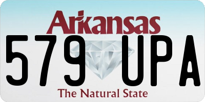 AR license plate 579UPA