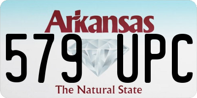 AR license plate 579UPC