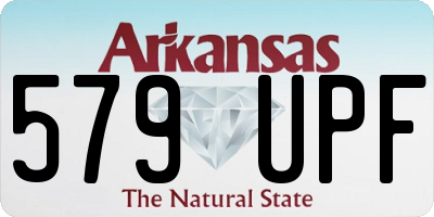 AR license plate 579UPF