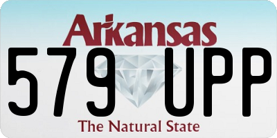 AR license plate 579UPP