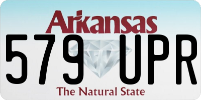 AR license plate 579UPR