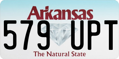 AR license plate 579UPT