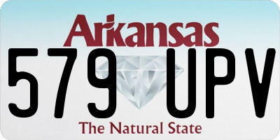 AR license plate 579UPV