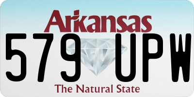 AR license plate 579UPW