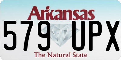 AR license plate 579UPX