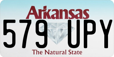 AR license plate 579UPY