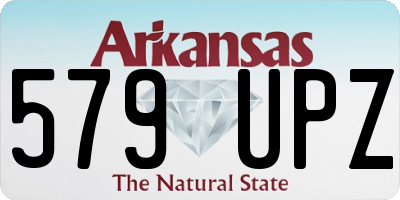 AR license plate 579UPZ