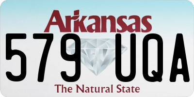 AR license plate 579UQA