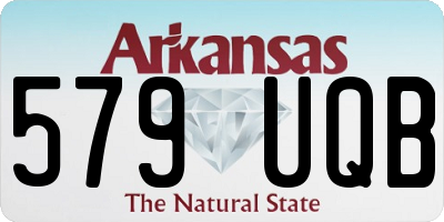 AR license plate 579UQB