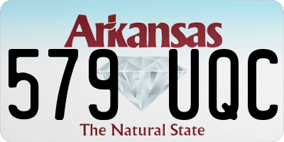 AR license plate 579UQC