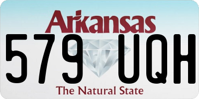 AR license plate 579UQH