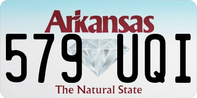 AR license plate 579UQI