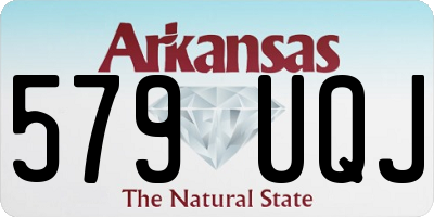 AR license plate 579UQJ