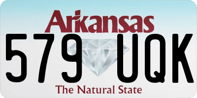 AR license plate 579UQK