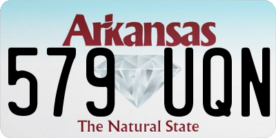 AR license plate 579UQN