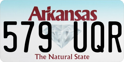 AR license plate 579UQR