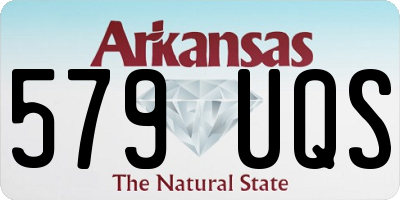 AR license plate 579UQS