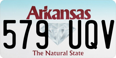AR license plate 579UQV