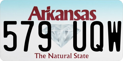 AR license plate 579UQW