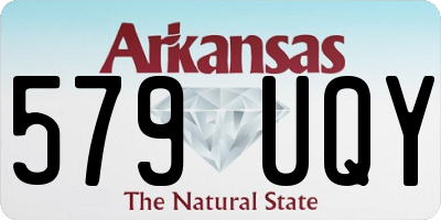 AR license plate 579UQY