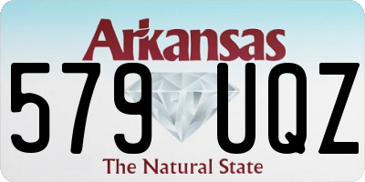 AR license plate 579UQZ