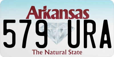 AR license plate 579URA