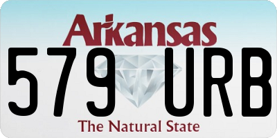 AR license plate 579URB