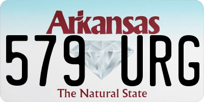 AR license plate 579URG