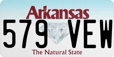 AR license plate 579VEW