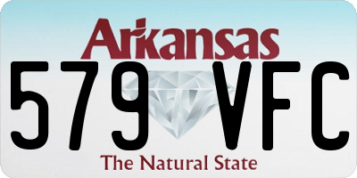 AR license plate 579VFC