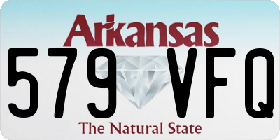 AR license plate 579VFQ