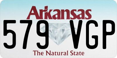 AR license plate 579VGP