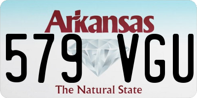 AR license plate 579VGU