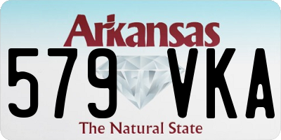 AR license plate 579VKA