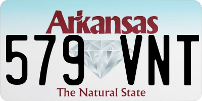 AR license plate 579VNT