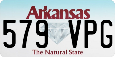AR license plate 579VPG