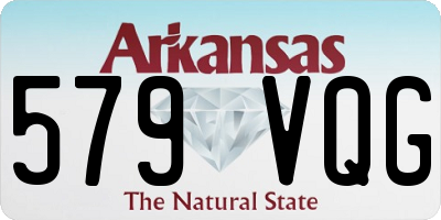 AR license plate 579VQG