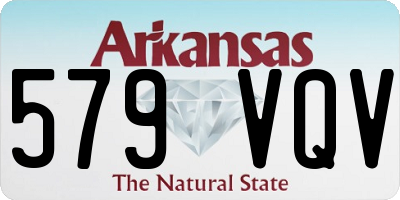 AR license plate 579VQV