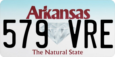 AR license plate 579VRE